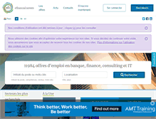 Tablet Screenshot of efinancialcareers.lu