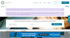 Desktop Screenshot of efinancialcareers.se