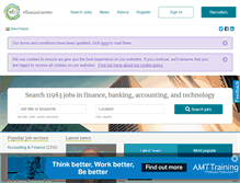 Tablet Screenshot of efinancialcareers.se