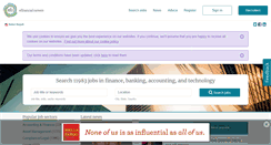 Desktop Screenshot of efinancialcareers.com